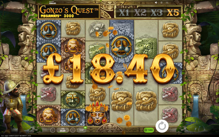 Бонусы и (фичи) слота Gonzo's Quest Megaways